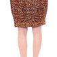 Multicolor Bee Print Bubble Balloon Skirt