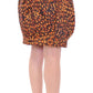 Multicolor Bee Print Bubble Balloon Skirt