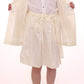 Elegant White Button Front Jacket Coat