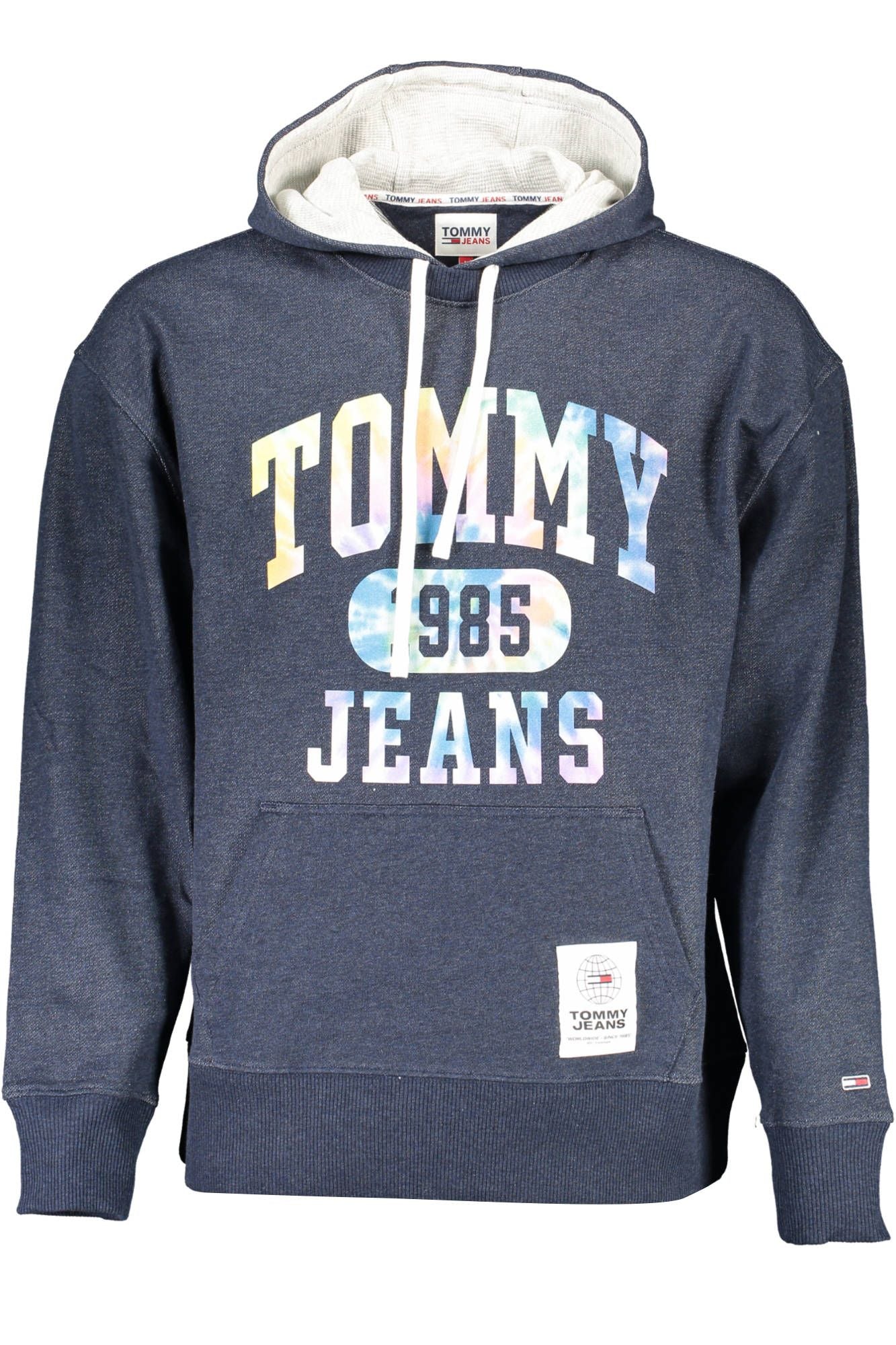 Blue Cotton Men Sweater