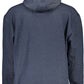 Blue Cotton Men Sweater