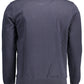 Blue Cotton Men Sweater