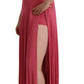 Stunning One Shoulder Red Gala Dress