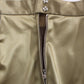 Elegant Gold-Tone Midi Pencil Skirt