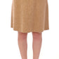 Elegant Beige Pencil Skirt