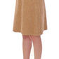 Elegant Beige Pencil Skirt