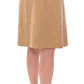 Elegant Beige Pencil Skirt