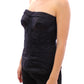 Elegant Silk Strapless Corset Top