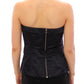 Elegant Silk Strapless Corset Top
