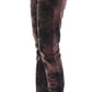 Elegant Brown Cotton Trousers