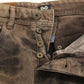 Elegant Brown Cotton Trousers