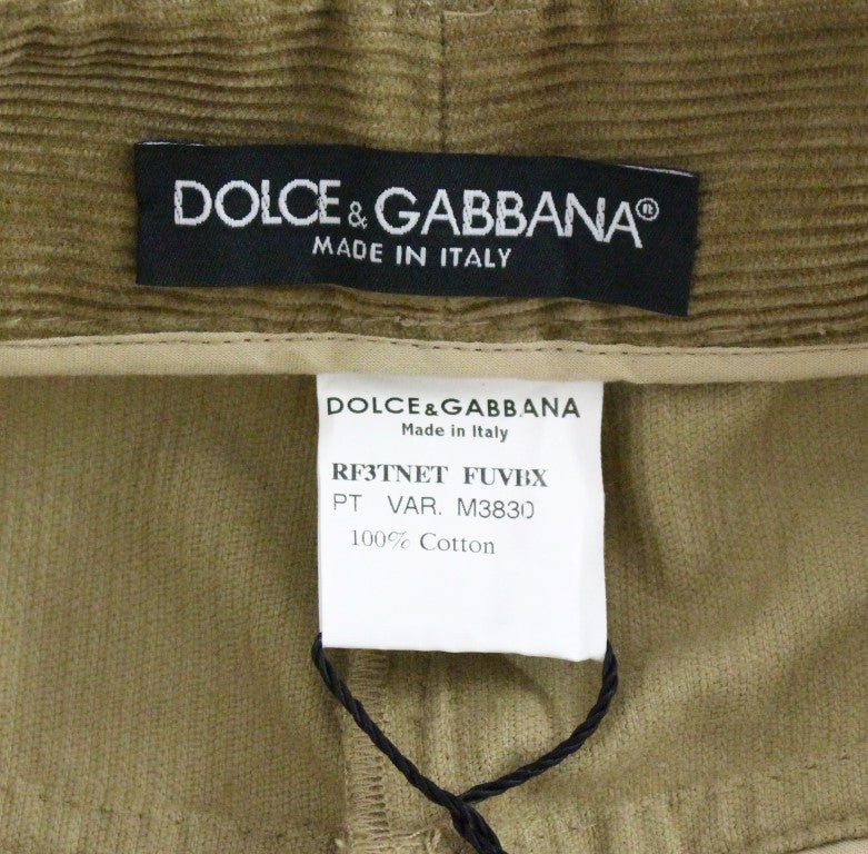Elegant Cotton Brown Trousers for Women