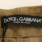 Elegant Goatskin Brown Pants