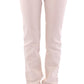 Chic Beige Cotton Blend Pants