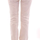 Chic Beige Cotton Blend Pants