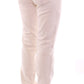 Chic Beige Cotton Blend Pants