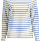 Light Blue Cotton Women Sweater