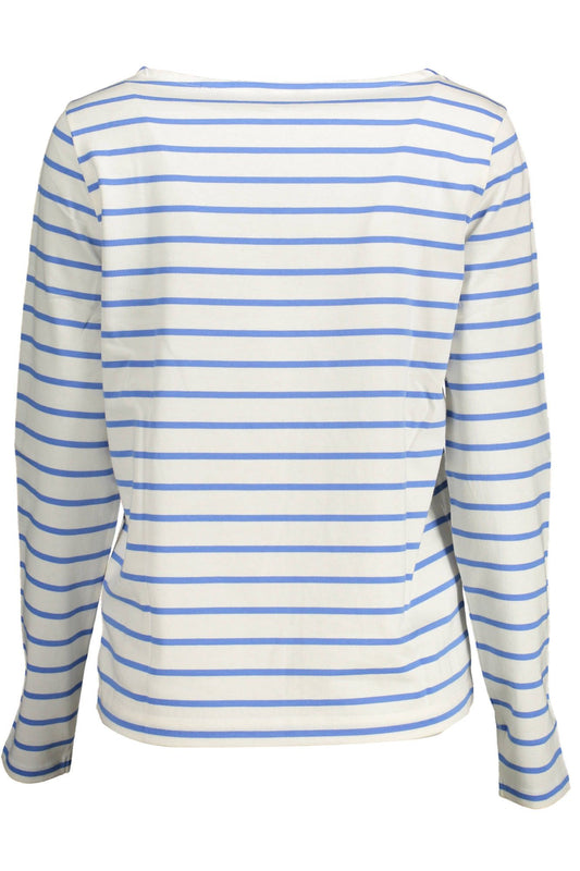 Light Blue Cotton Women Sweater