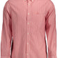 Red Cotton Men Shirt