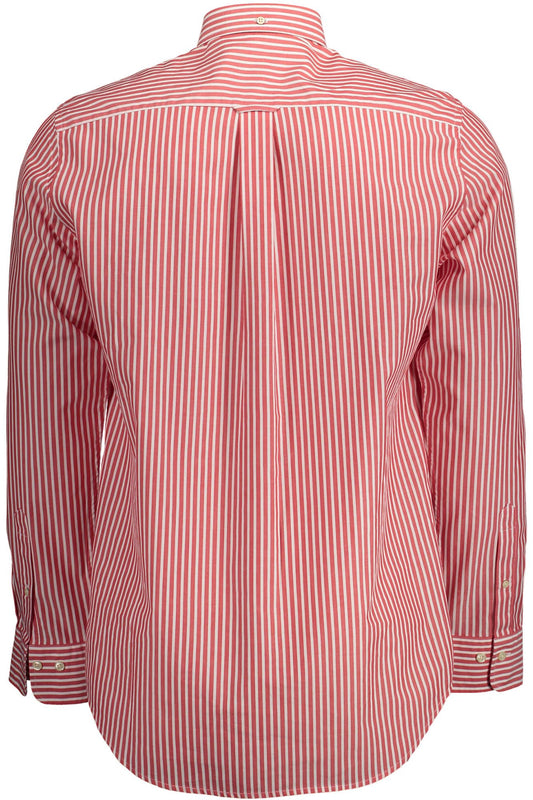 Red Cotton Men Shirt