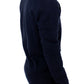 Chic Blue Striped Crewneck Sweater Pullover
