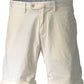 White Cotton Men Bermuda