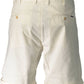 White Cotton Men Bermuda