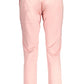 Pink Cotton Women Pant