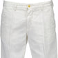 White Cotton Men Bermuda