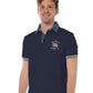 Blue Cotton Men's Polo Shirt