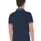 Blue Cotton Men's Polo Shirt