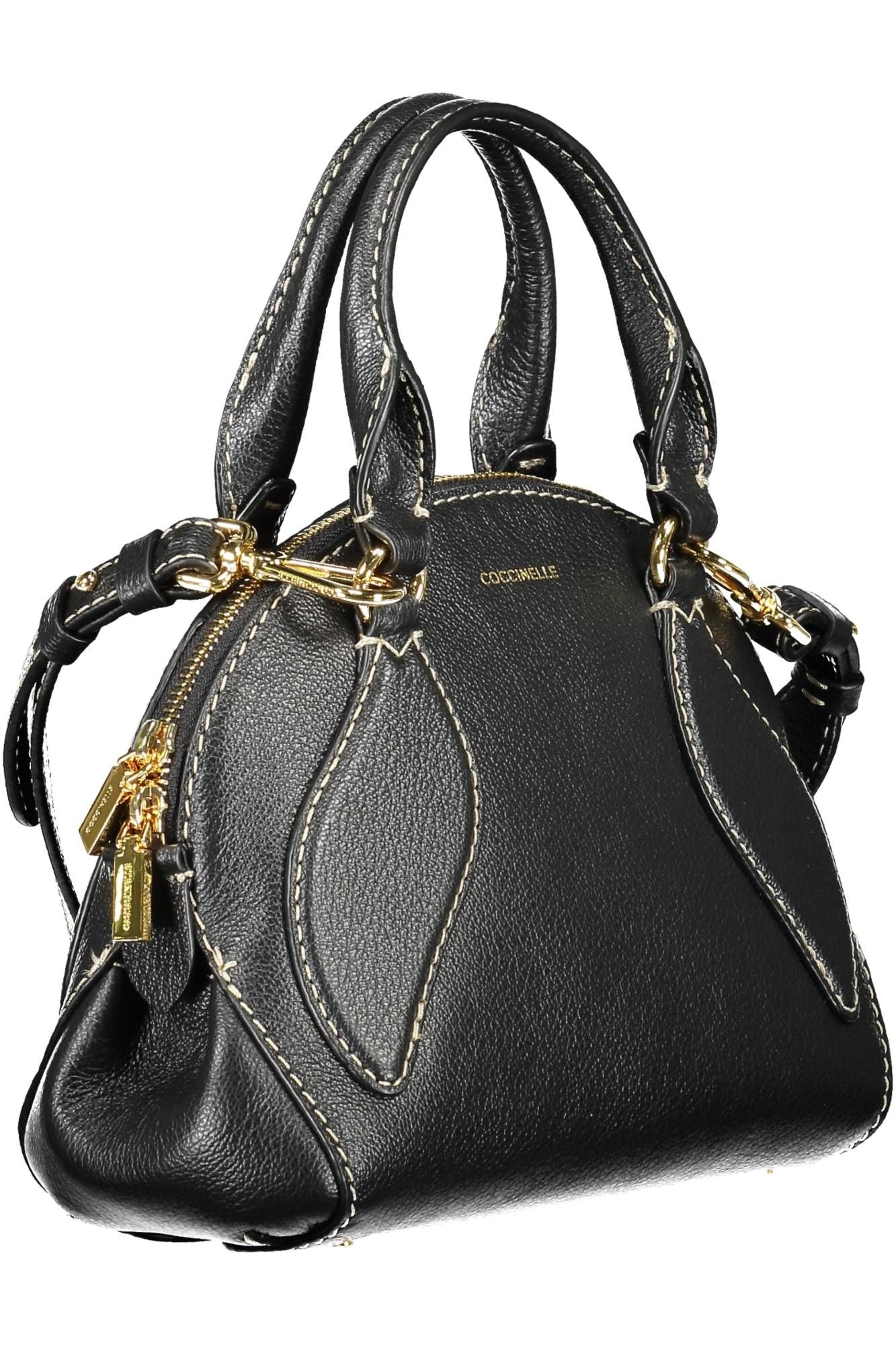 Black Leather Women Handbag