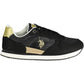 Black Polyester Men Sneaker