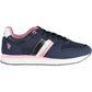 Blue Polyester Men Sneaker