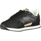 Black Polyester Men Sneaker
