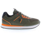 Green Polyester Men Sneaker