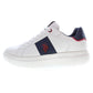 White Polyester Men Sneaker