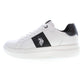 White Polyester Men Sneaker