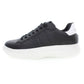 Black Polyester Men Sneaker