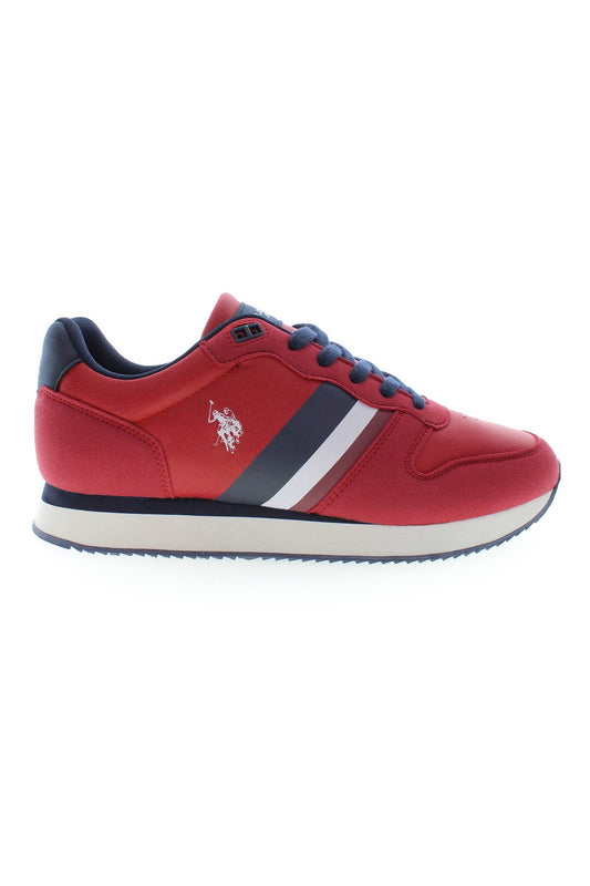 Pink Polyester Men Sneaker