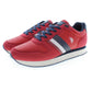Pink Polyester Men Sneaker