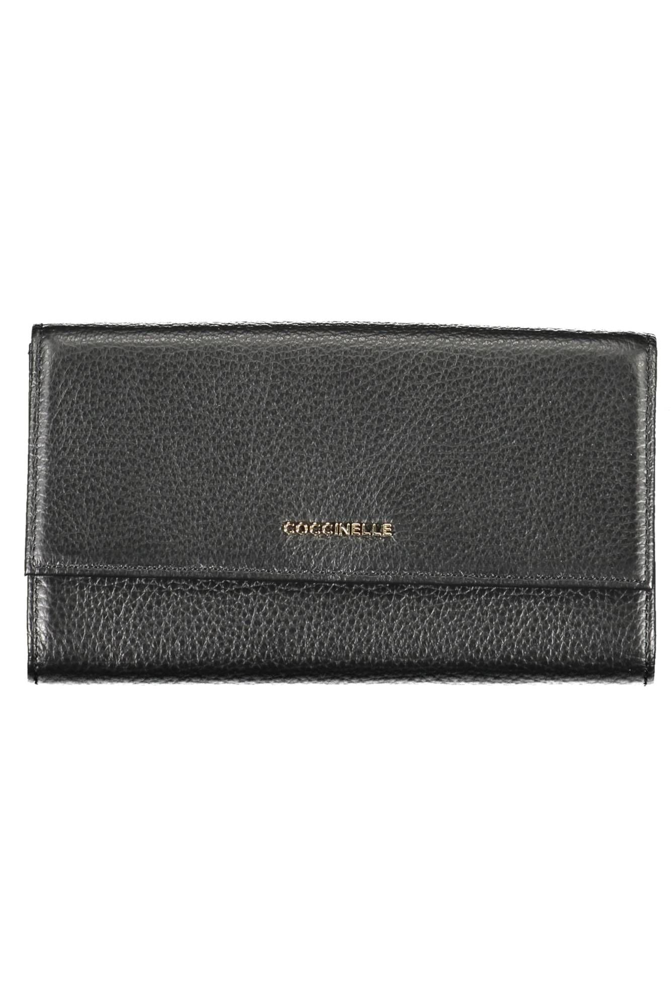 Black Leather Women Wallet