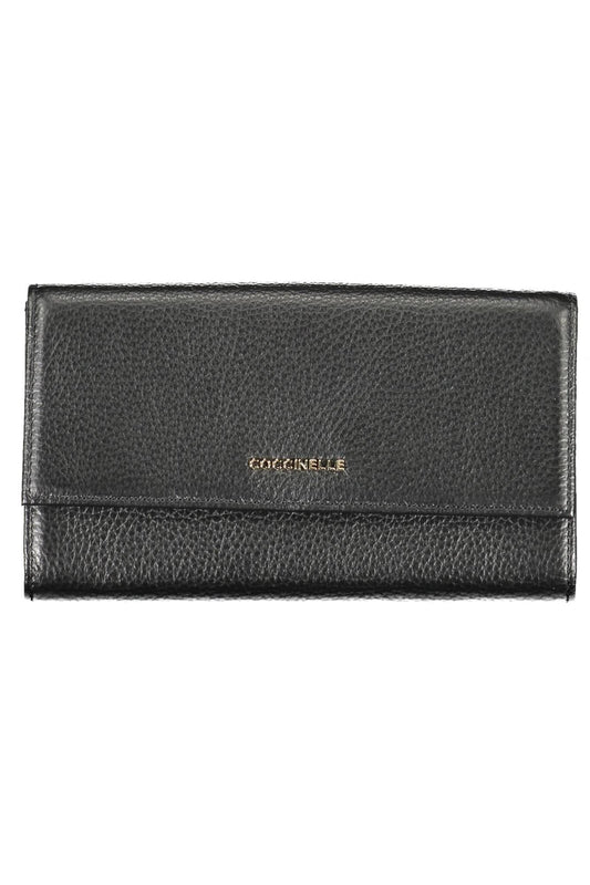 Black Leather Women Wallet