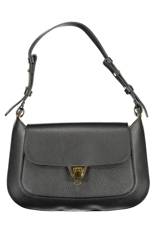 Black Leather Women Handbag