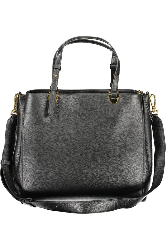 Black Leather Women Handbag