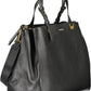 Black Leather Women Handbag
