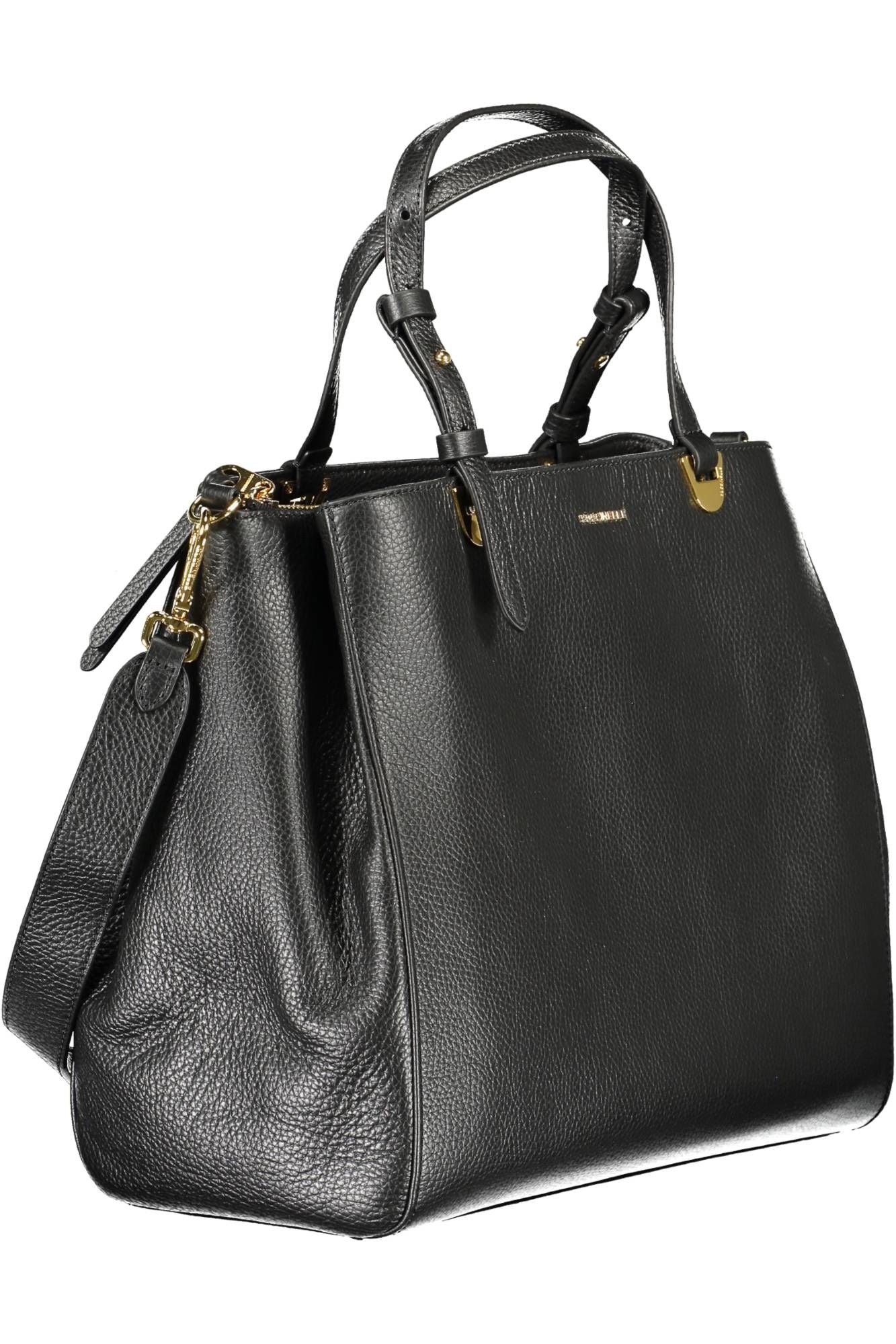 Black Leather Women Handbag