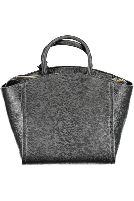 Black Leather Women Handbag