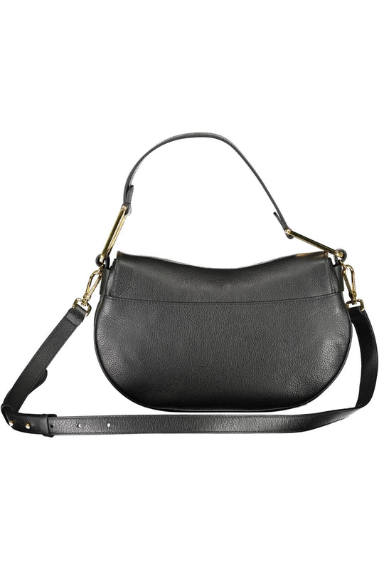 Black Leather Women Handbag