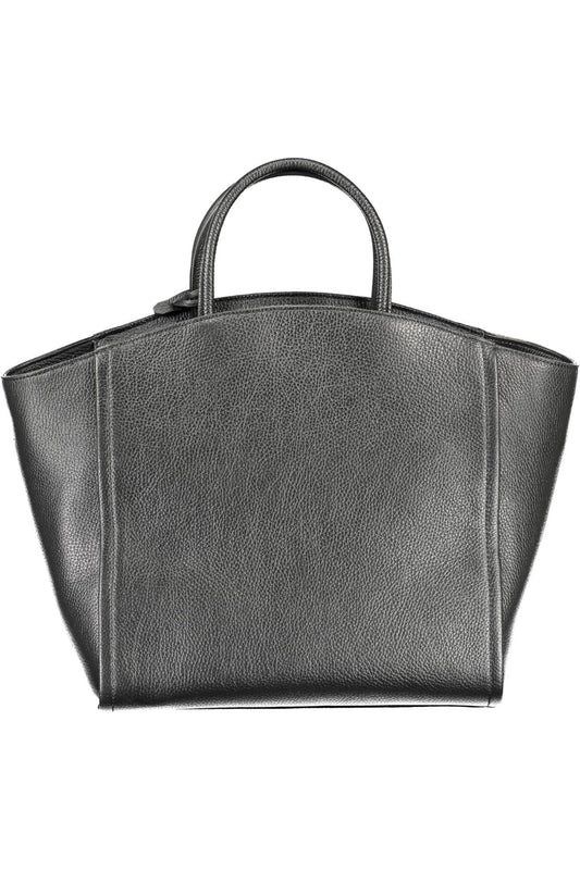 Black Leather Women Handbag